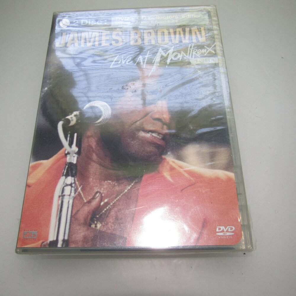 James Brown – Live at Montreux 1981 –2 Disc DVD + CD Collector’s Edition –Sealed